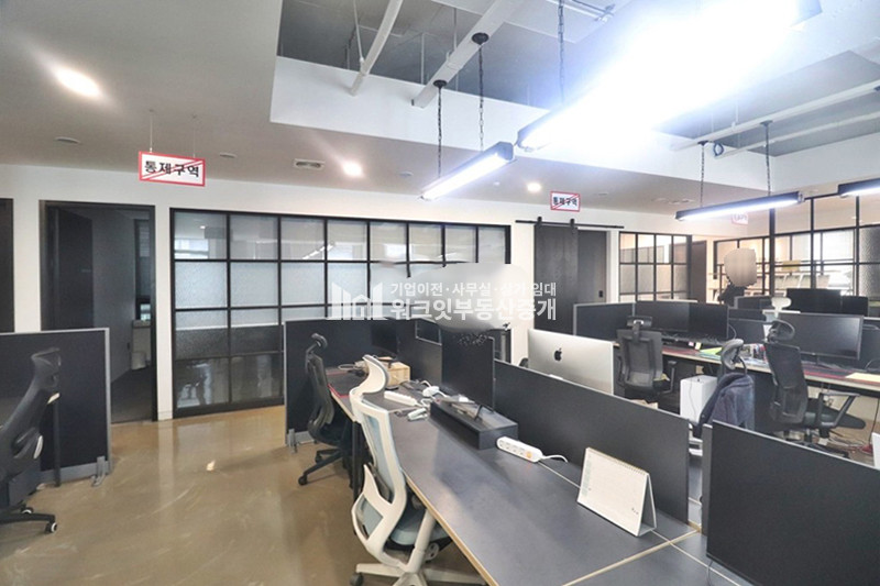서울 강남구 논현동 학동역 대로변 아이캐슬빌딩 인테리어 오피스 월세 매물번호 10809 사진 7